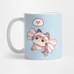 Ribbon Kitty Mug